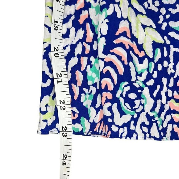 Lilly Pulitzer Kahli Blue Grotto Bell Sleeve Top Size Small ML-114 - Picture 7 of 12